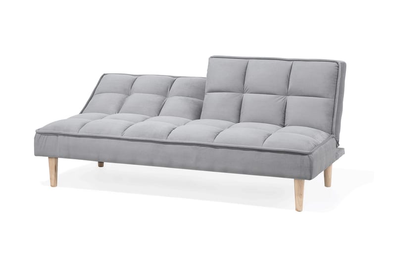 Siljan 3-sits Rektangulär Längsbäddad Bäddsoffa 105x177 cm i Tyg - Grå - Möbler - Soffa - Bäddsoffa