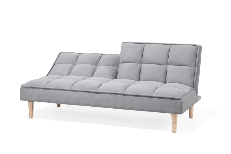 Siljan 3-sits Rektangulär Längsbäddad Bäddsoffa 105x177 cm i Tyg - Grå - Möbler - Soffa - Bäddsoffa