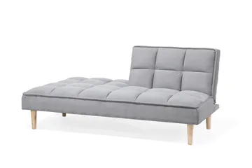 Siljan 3-sits Rektangulär Längsbäddad Bäddsoffa 105x177 cm i Tyg - Grå - Möbler - Soffa - Bäddsoffa