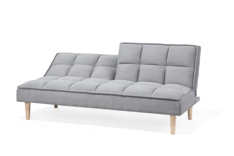 Siljan 3-sits Rektangulär Längsbäddad Bäddsoffa 105x177 cm i Tyg - Grå - Möbler - Soffa - Bäddsoffa