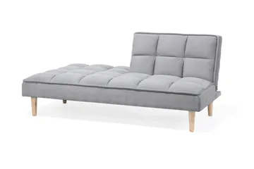 Siljan 3-sits Rektangulär Längsbäddad Bäddsoffa 105x177 cm i Tyg - Grå - Möbler - Soffa - Bäddsoffa