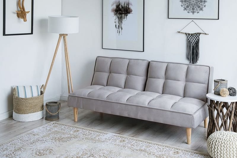 Siljan Bäddsoffa 177 cm - Grå - Möbler - Soffa - Bäddsoffa