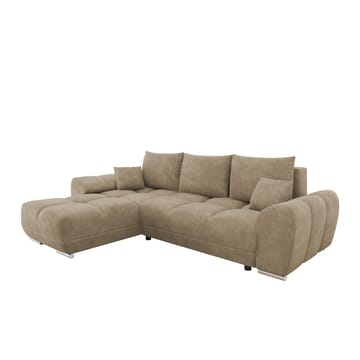 Simerly 4-sits Bäddsoffa divan vänster med förvaring