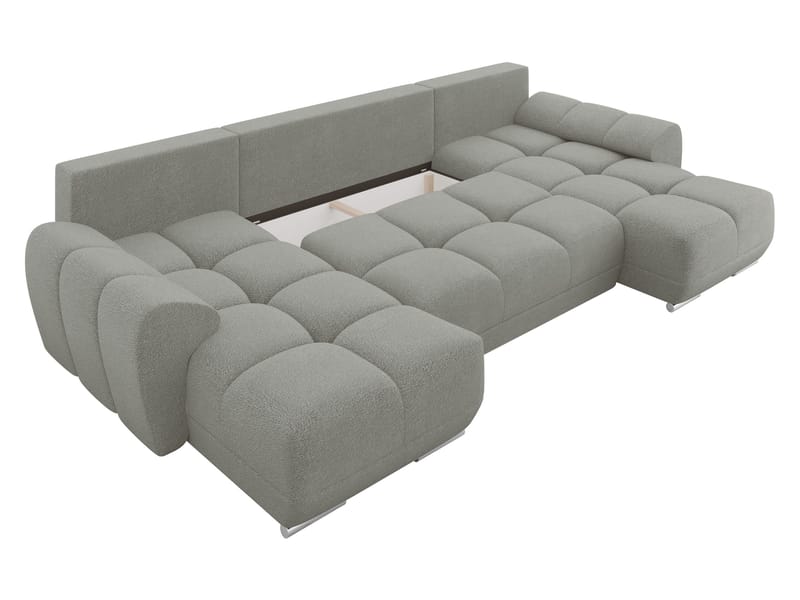 Simerly U-formad 5-sits Bäddsoffa med förvaring - beige - Möbler - Soffa - Bäddsoffa