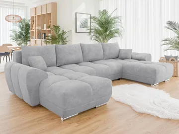 Simerly U-formad 5-sits Bäddsoffa med förvaring - grå - Möbler - Soffa - Bäddsoffa