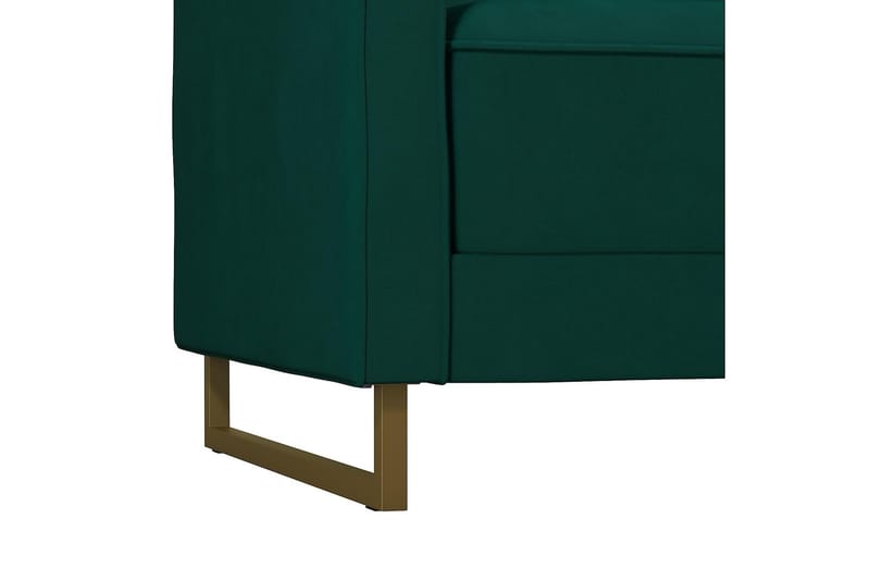 Skylar 2-sits Bäddsoffa Ställbar Sammet/Grön /Mässing - Novogratz - Möbler - Soffa - Bäddsoffa