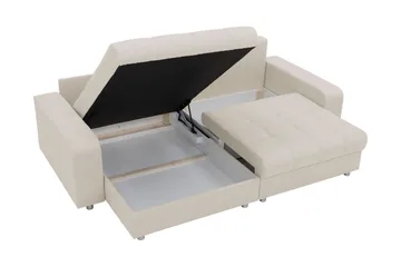 Smolmark Bäddsoffa med Divan 3-sits - Beige - Möbler - Soffa - Bäddsoffa