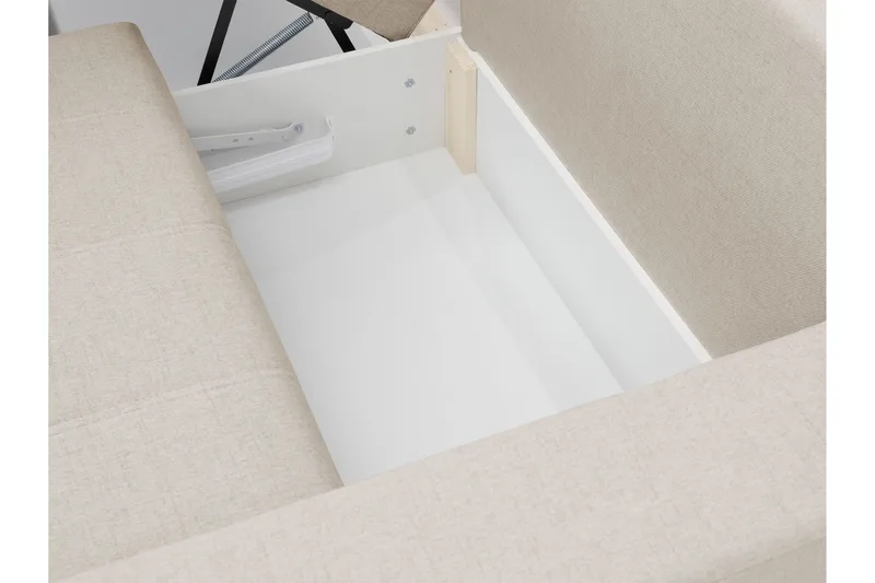 Smolmark Bäddsoffa med Divan 3-sits - Beige - Möbler - Soffa - Bäddsoffa