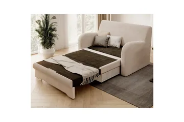 Soffa Eltap Ario 130x85x103 cm - Jarell 18, Ljusbeige - Möbler - Soffa - Bäddsoffa