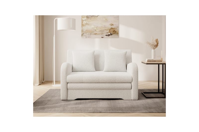 Soffa Eltap Ario 130x85x103 cm - Royal 01, Vit - Möbler - Soffa - Bäddsoffa