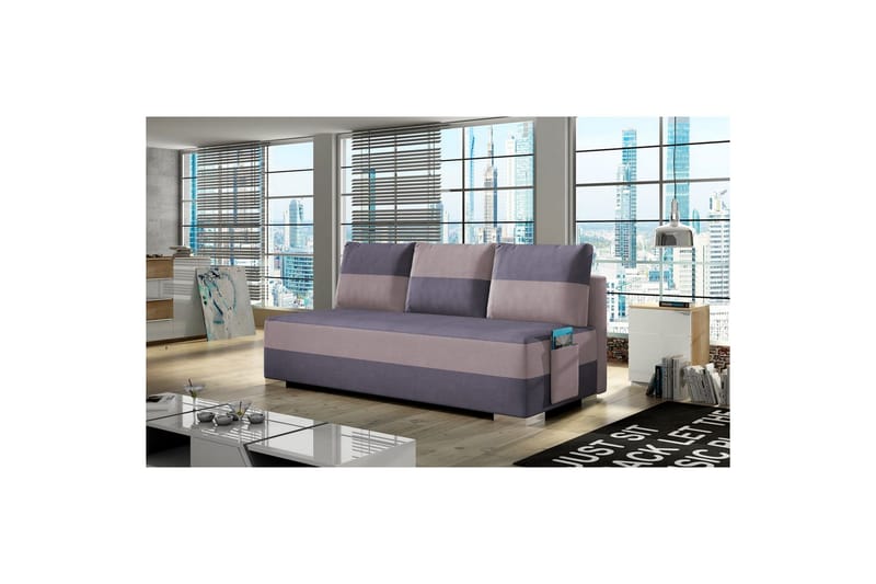 Soffa Eltap Atila 200x83x92 cm - Soro 65, Soro 61, Lila, Rosa - Möbler - Soffa - Bäddsoffa