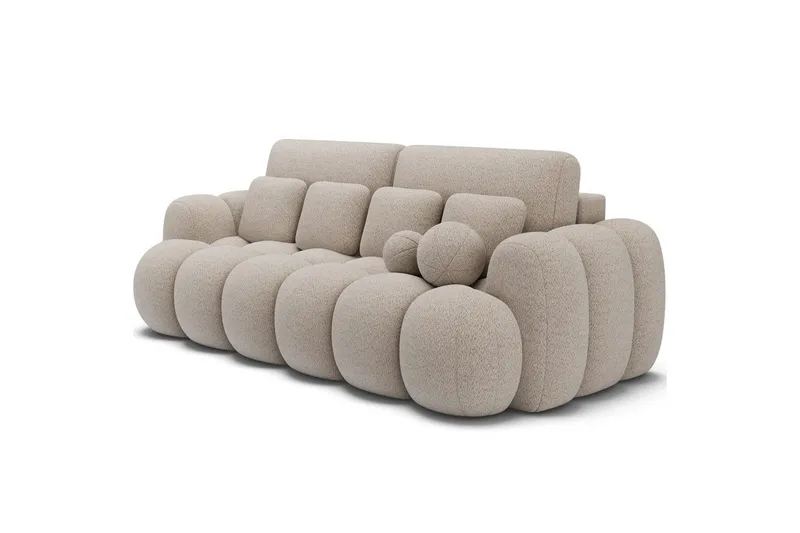 Soffa Eltap Cotonn 256x105x119 cm - Royal 18, Beige - Möbler - Soffa - Bäddsoffa