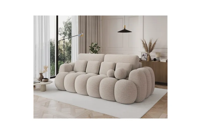Soffa Eltap Cotonn 256x105x119 cm - Royal 18, Beige - Möbler - Soffa - Bäddsoffa