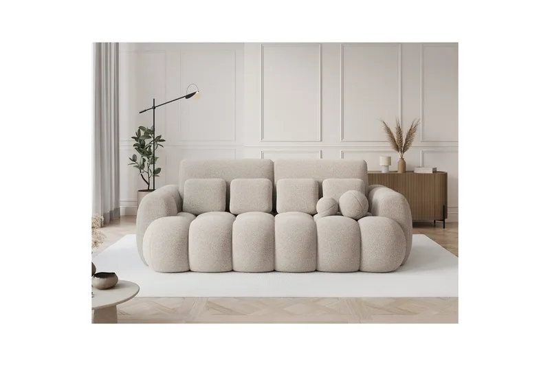 Soffa Eltap Cotonn 256x105x119 cm - Royal 18, Beige - Möbler - Soffa - Bäddsoffa