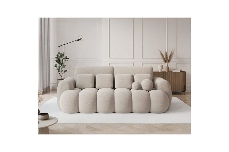 Soffa Eltap Cotonn 256x105x119 cm - Royal 18, Beige - Möbler - Soffa - Bäddsoffa