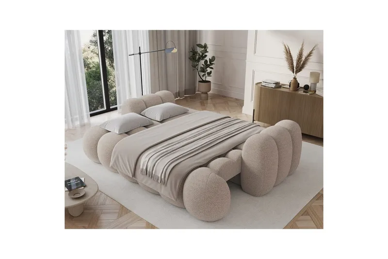 Soffa Eltap Cotonn 256x105x119 cm - Royal 18, Beige - Möbler - Soffa - Bäddsoffa