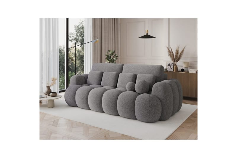 Soffa Eltap Cotonn 256x105x119 cm - Paolli 04, Grå - Möbler - Soffa - Bäddsoffa