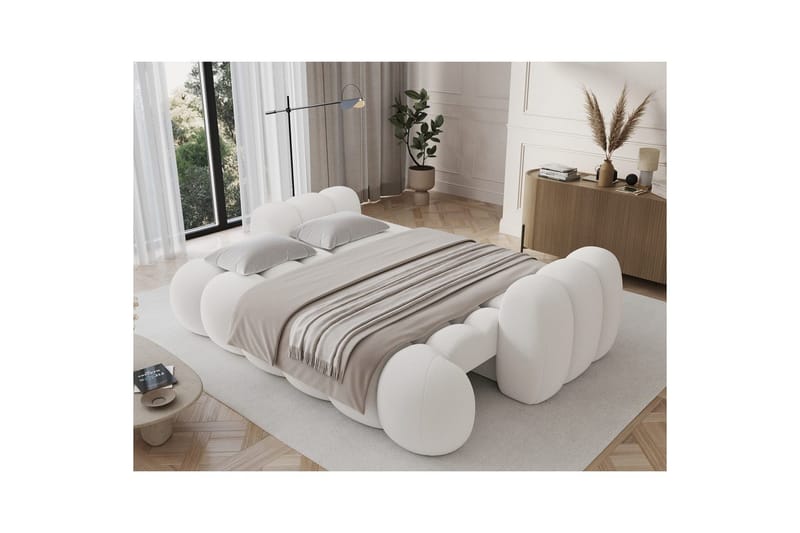 Soffa Eltap Cotonn 256x105x119 cm - Paolli 01, Vit - Möbler - Soffa - Bäddsoffa