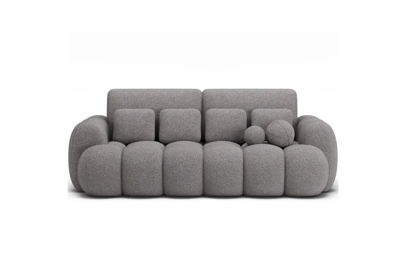 Soffa Eltap Cotonn 256x105x119 cm - Paolli 04, Grå - Möbler - Soffa - Bäddsoffa