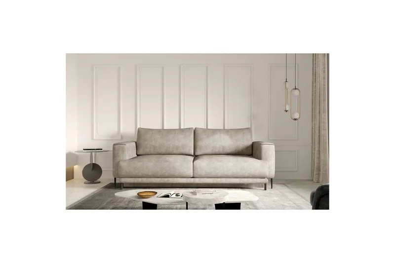 Soffa Eltap Dalia 248x84x95 cm - Leve 18, Beige - Möbler - Soffa - Bäddsoffa