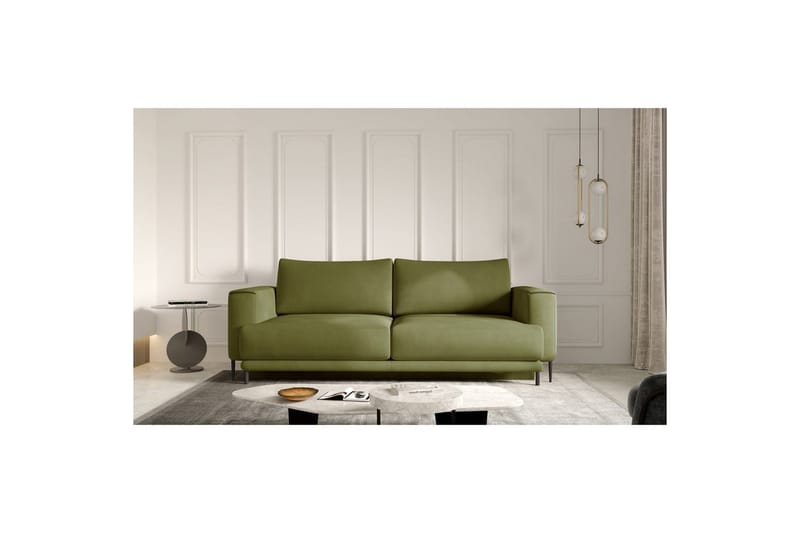 Soffa Eltap Dalia 248x84x95 cm - Nube 33, Grön - Möbler - Soffa - Bäddsoffa