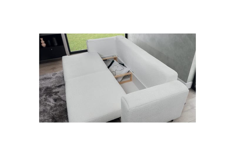 Soffa Eltap Dalia 248x84x95 cm - Royal 01, Vit - Möbler - Soffa - Bäddsoffa