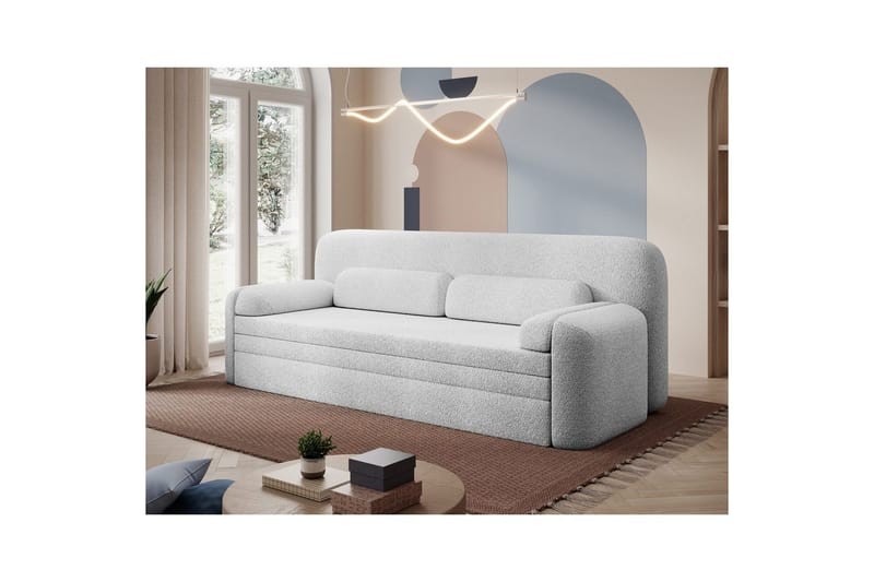 Soffa Eltap Elioss 236x89x87 cm - Royal 01, Vit - Möbler - Soffa - Bäddsoffa