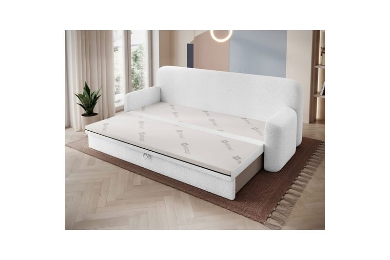 Soffa Eltap Elioss 236x89x87 cm - Royal 01, Vit - Möbler - Soffa - Bäddsoffa