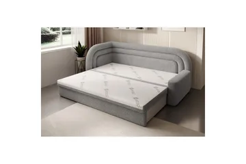 Soffa Eltap Fabillo 223x86x80 cm - Royal 04, Ljusgrå, Vänster - Möbler - Soffa - Bäddsoffa