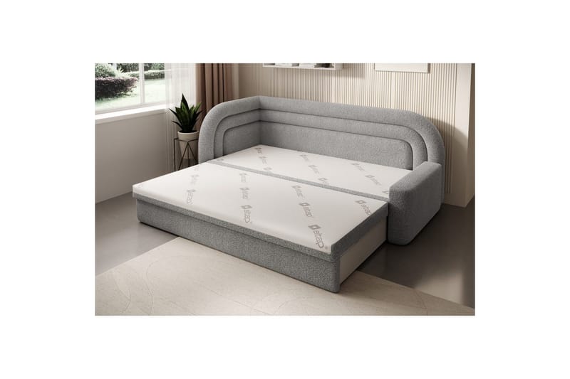 Soffa Eltap Fabillo 223x86x80 cm - Royal 04, Ljusgrå, Vänster - Möbler - Soffa - Bäddsoffa
