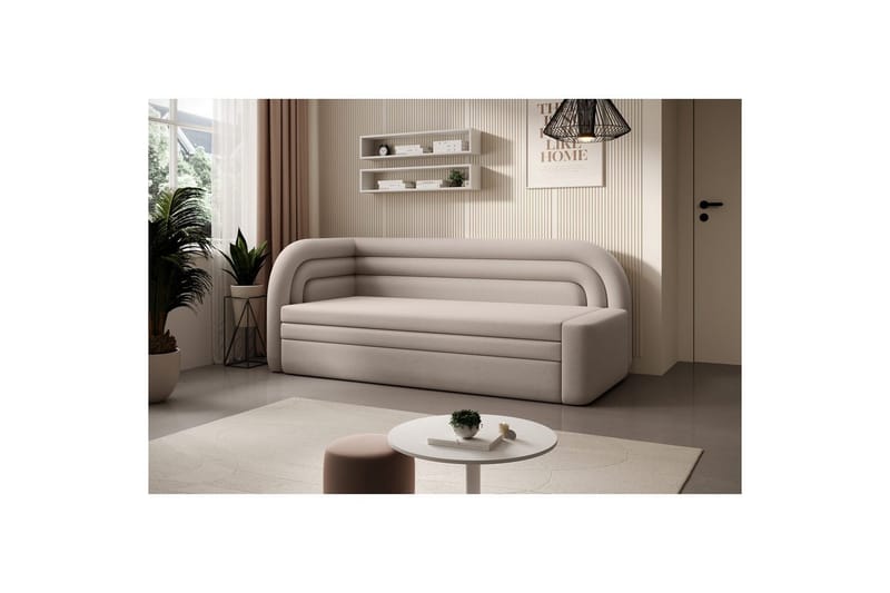 Soffa Eltap Fabillo 223x86x80 cm - Sola 18, Grå, Vänster - Möbler - Soffa - Bäddsoffa