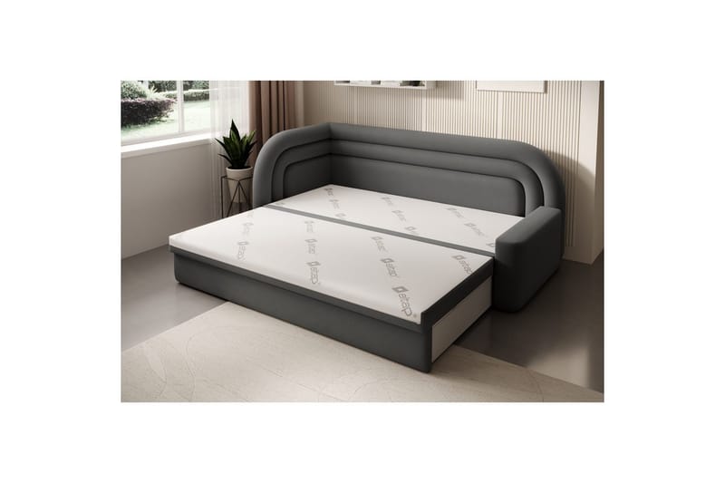 Soffa Eltap Fabillo 223x86x80 cm - Sola 6, Grå, Vänster - Möbler - Soffa - Bäddsoffa