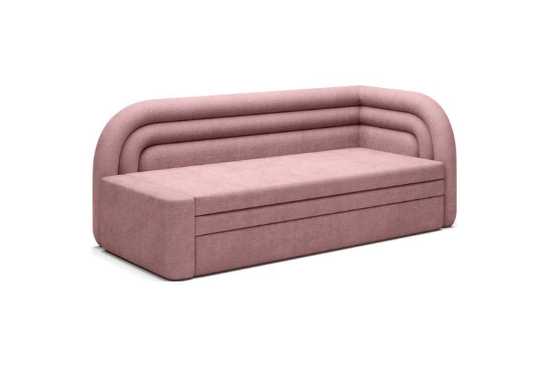 Soffa Eltap Fabillo 223x86x80 cm - Touch 24, Rosa, Höger - Möbler - Soffa - Bäddsoffa