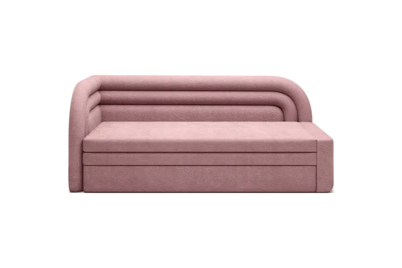 Soffa Eltap Fabillo 223x86x80 cm - Touch 24, Rosa, Vänster - Möbler - Soffa - Bäddsoffa