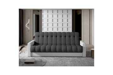 Soffa Eltap Garett 212x85x90 cm - Sawana 05, Soft 17, Grå, Vit - Möbler - Soffa - Bäddsoffa