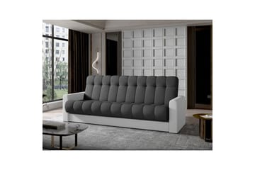 Soffa Eltap Garett 212x85x90 cm - Sawana 05, Soft 17, Grå, Vit - Möbler - Soffa - Bäddsoffa