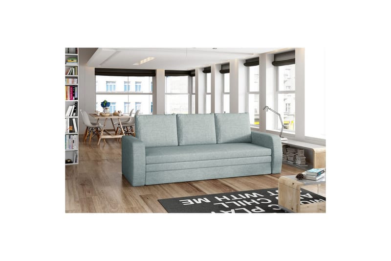 Soffa Eltap Inversa 220x83x89 cm - Överdrag 70, Blå - Möbler - Soffa - Bäddsoffa