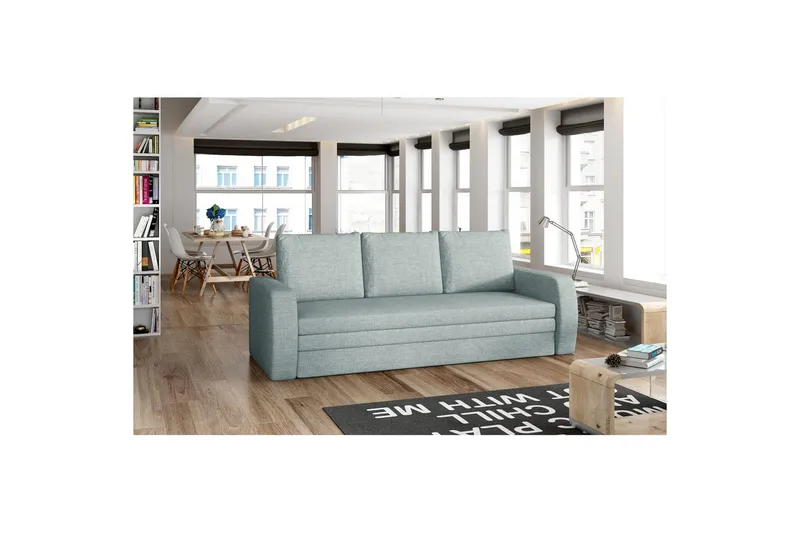 Soffa Eltap Inversa 220x83x89 cm, Överdrag 70, Blå