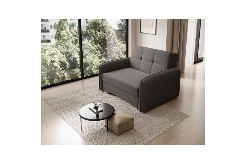 Soffa Eltap Laine 102x109x84 cm - Poco 5, Mörkgrå - Möbler - Soffa - Bäddsoffa