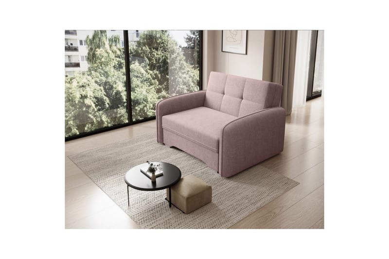 Soffa Eltap Laine 102x109x84 cm - Poco 101, Rosa - Möbler - Soffa - Bäddsoffa