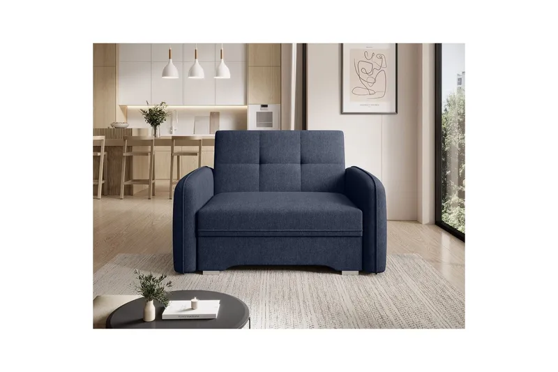 Soffa Eltap Laine 102x109x84 cm - Poco 40, Blå - Möbler - Soffa - Bäddsoffa