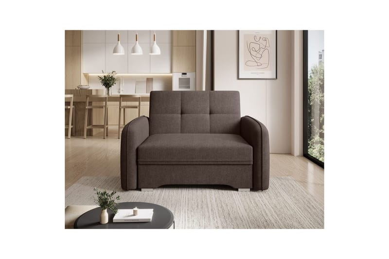 Soffa Eltap Laine 102x109x84 cm - Poco 22, Brun - Möbler - Soffa - Bäddsoffa