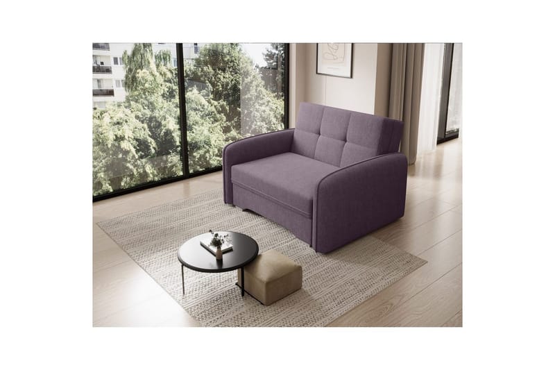 Soffa Eltap Laine 102x109x84 cm - Poco 41, Lila - Möbler - Soffa - Bäddsoffa