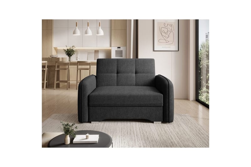 Soffa Eltap Laine 102x109x84 cm - Poco 10, Svart - Möbler - Soffa - Bäddsoffa
