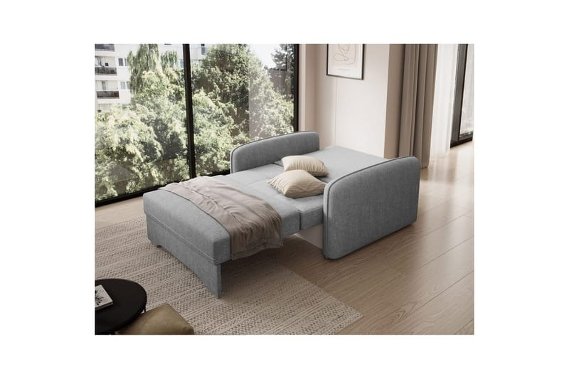 Soffa Eltap Laine 102x109x84 cm - Poco 3, Ljusgrå - Möbler - Soffa - Bäddsoffa