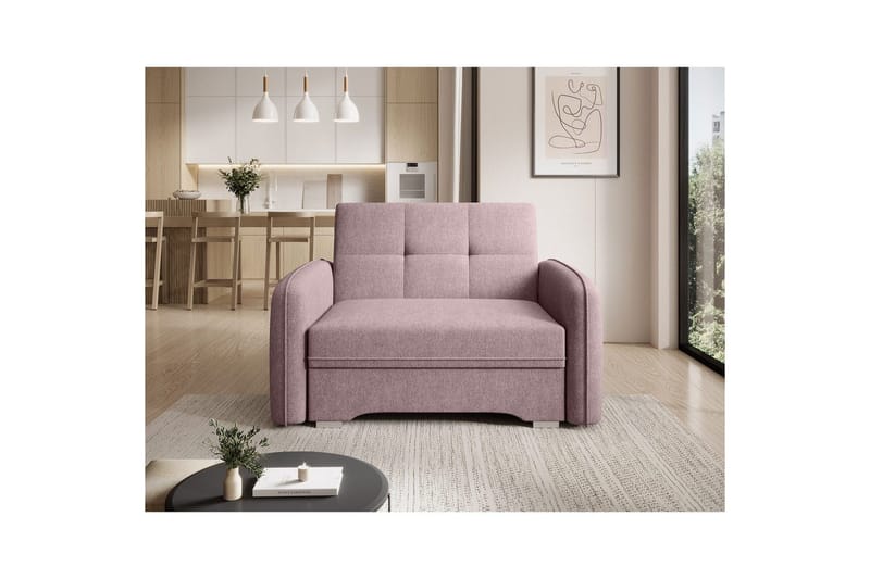 Soffa Eltap Laine 102x109x84 cm - Poco 101, Rosa - Möbler - Soffa - Bäddsoffa