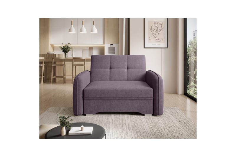 Soffa Eltap Laine 102x109x84 cm - Poco 41, Lila - Möbler - Soffa - Bäddsoffa