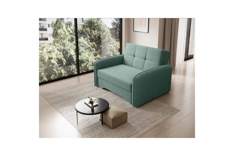 Soffa Eltap Laine 102x109x84 cm - Poco 100, Grön - Möbler - Soffa - Bäddsoffa