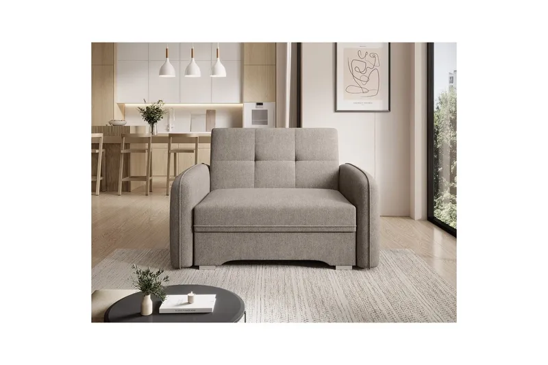Soffa Eltap Laine 102x109x84 cm - Poco 7, Beige - Möbler - Soffa - Bäddsoffa