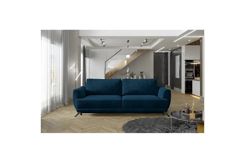 Soffa Eltap Megis 242x95x90 cm - Kronos 09, Mörkblå - Möbler - Soffa - Bäddsoffa